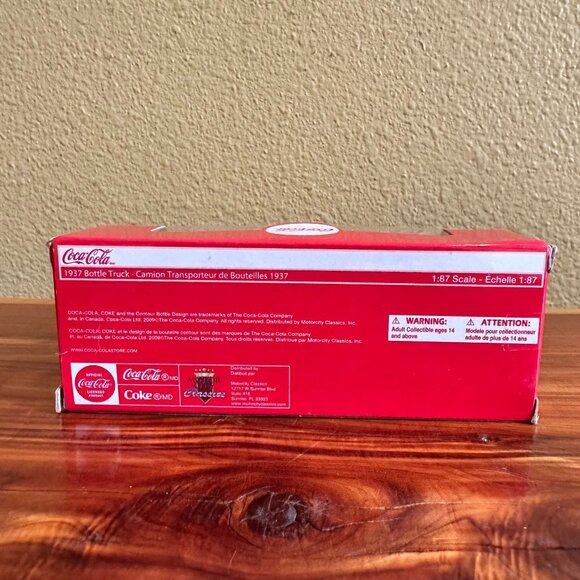 1937 Coca-Cola Bottle Truck Diecast Model 1:87 Scale In Original Box - Picture 4 of 5